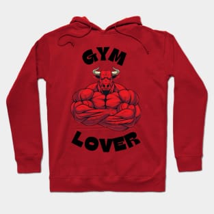 Gym lover bull Hoodie